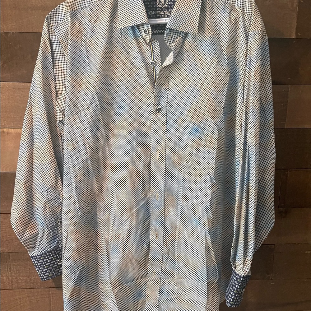 BUGATCHI - Long Sleeve Dress Shirt - Picture 2 of 4
